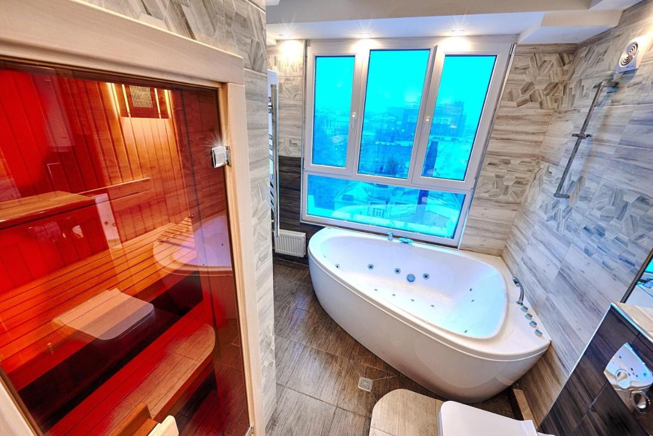 קייב Sauna, Big Jacuzzi , Khreshchatyk Apartments מראה חיצוני תמונה